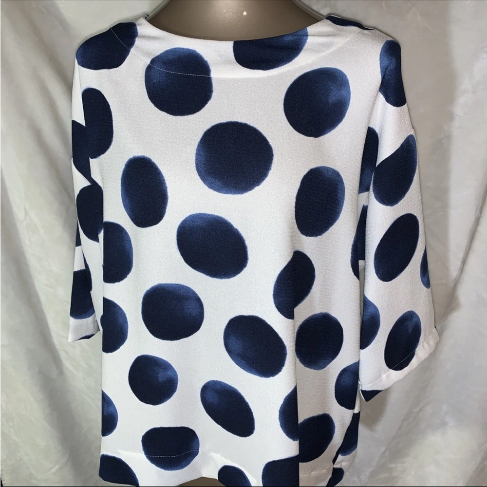 bryn Walker Polka Dot Top Small